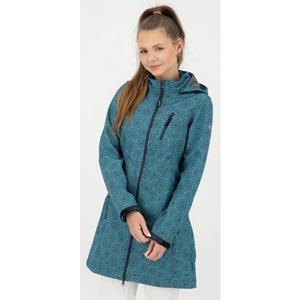 DEPROC Active Softshell-jack SHELBY LONG lichte softshell korte mantel met afneembare capuchon