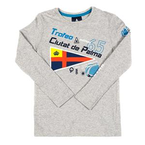 Gaastra Jongens T-shirt met lange mouwen en ronde hals 44744041 128 grijze kleur