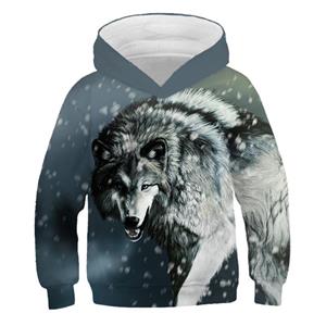 ETST WENDY 011 Lente Herfst Wolf Dieren Print 3D Hoodies 1-14 Jaar Kinderen Cartoon Anime Grafische Kinderen Jongens Lange Mouw Harajuku Sweatshirt 100