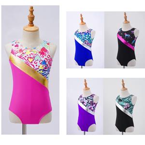 Aislor Sportzwemkleding uit één stuk voor meisjes Strandzwemkleding Badpakken met patchworkontwerp voor kinderen 12-14 Years zwart