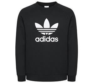 adidas adicolor Classics Trefoil Crew - Heren Pullover Sweatshirt Zwart H06651 ORIGINEEL S zwart