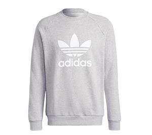 adidas adicolor Classics Trefoil Crew - Heren Pullover Sweatshirt Grijs H06650 ORIGINEEL XS grijze kleur
