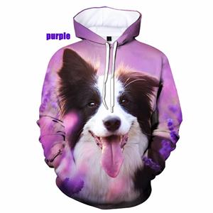Xiao Xiang Lente Herfst Mannen Border Collie Honden 3d Print Hoodies Pullover Heren Hoodie Sweatshirt Oversized Streetwear Trainingspak met capuchon 4XL