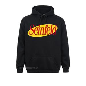 Xuhaijian02 Seinfeld Logo Sportswear Lange Mouw Grappig Plus Size Heren Capuchon Pullover Katoen Polyester Tops Voor Heren Jas Ronde Hals XL blauw