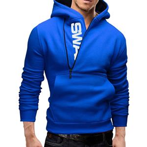 LH59YK Heren Hoodies Herfst Winter Casual Truien Heren Tops Mode Losse Sport Brief Print Eenvoudige Heren Hoodies L zwart