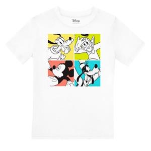 Disney jongens Mickey Mouse Box T-shirt 3-4 Years wit