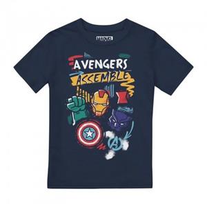 Marvel Avengers jongens Trio superheld T-shirt 3-4 Years Vloot