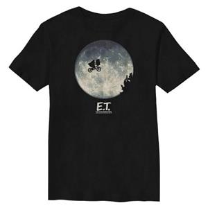 E.T. the Extra-Terrestrial EN. het buitenaardse jongensover-the-maan-T-shirt 7-8 Years zwart