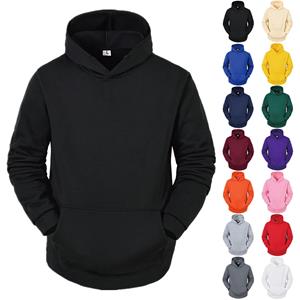 Gouhuo Herfst- en winterherensweater met capuchon Herensweater met lange mouwen XXL zwart