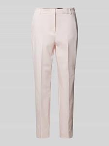 Comma Stoffen broek met bandplooien
