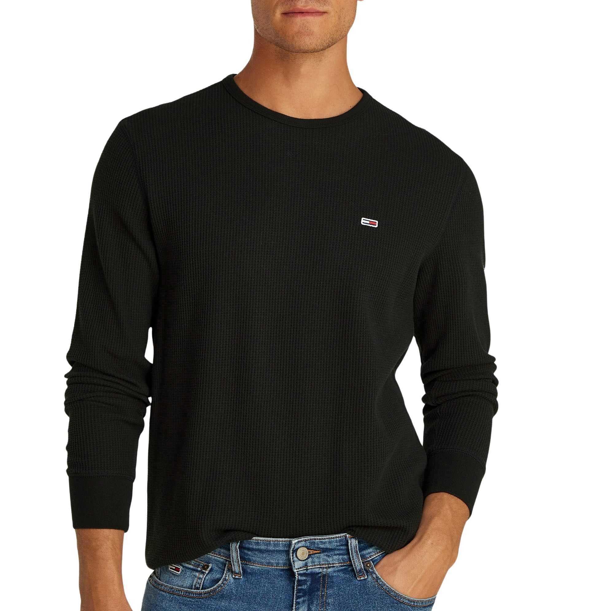 Tommy Hilfigerlim Waffle Longsleevehirt Heren