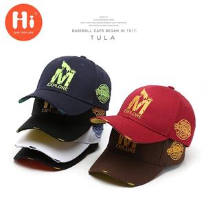 Hi Cap Mode Borduren Baseball Cap Zomer Outdoor Verstelbare Hip Hop Hoeden Bone Snapback Hoed adjustable rood