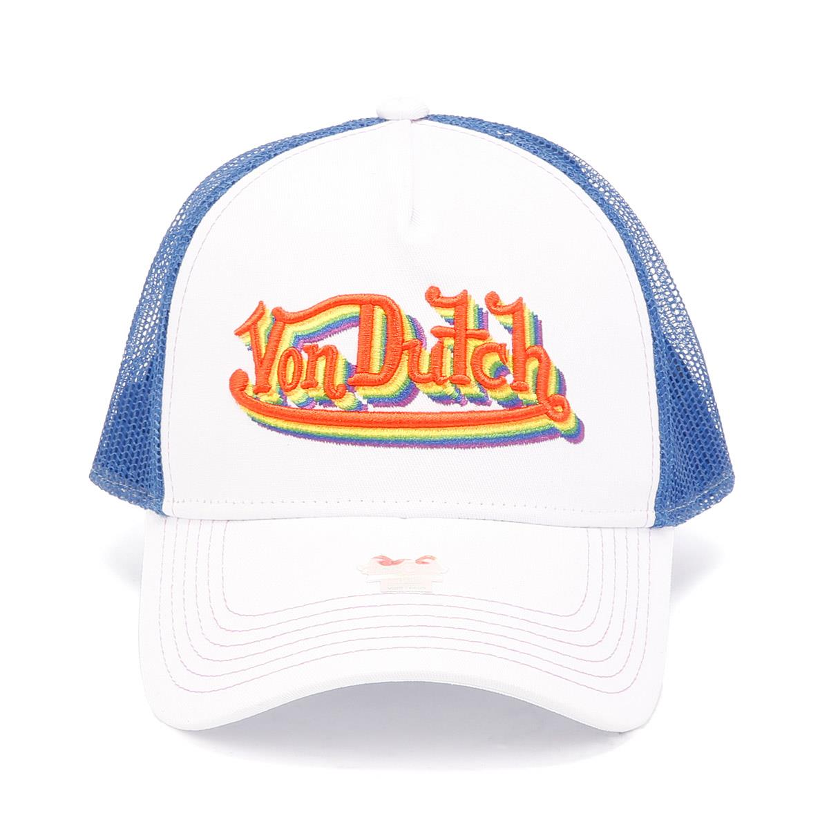 Von Dutch Trucker Newark Katoen Wit Petten