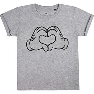 Disney meisjes houden van handen Mickey Mouse T-shirt 7-8 Years wit