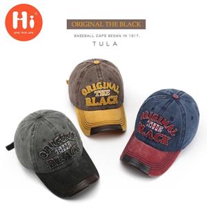 Hi Cap Mode Borduren Baseball Cap Zomer Outdoor Verstelbare Hip Hop Hoeden Bone Snapback Hoed adjustable zwart