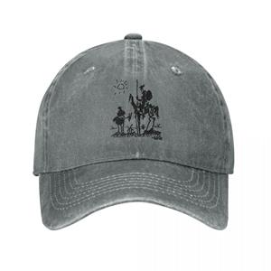 91421224MABN1UXM5T Vintage Baseball Cap Verstelbare Hoeden Picasso Kunst Schilderij Zomer Cap Hoeden Don Quichot ridder Katoen Casquette Gorras Vintage One Size