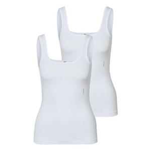HUGO underwear Tanktop TWIN VEST met verticale logoprint (Set van 2)