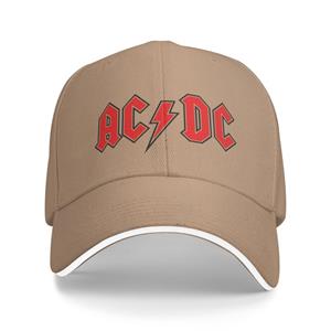 91421224MABLK3A4XG Gepersonaliseerde Rock AC DC Baseball Cap Dames Heren Verstelbare Heavy Metal Band Dad Hat Streetwear Baseball Cap