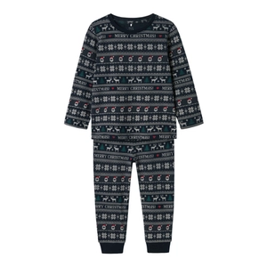 name it 2-delige pyjama Nmnvismas Dark Sapphire