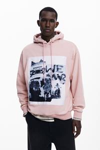 desigual Collage motor sweatshirt - RED