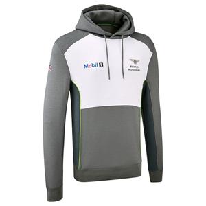 Brandstyle24 BENTLEY Motorsport Team Hoodie - Heren Pullover met Capuchon Hoody Grijs B14H2 ORIGINEEL XS grijze kleur