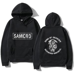 ETST 009 SoA-Sons of Anarchy SAMCRO Graphics Hoodie voor heren Streetwear Rock Punk Sweatshirts Man Harajuku Trend Vintage Oversized Hoodies S