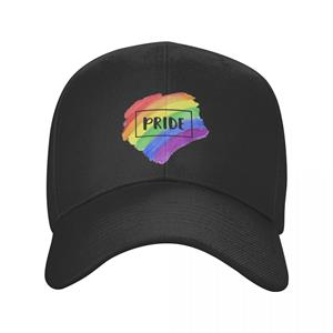 91440604MAC1QTP34F Mode Regenboog LGBT Pride Baseball Cap Vrouwen Unisex Ademend Homo Lesbische Vader Hoed Zomer Hoeden Outdoor Snapback Caps Adjustable Cap