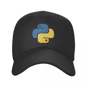 91460000MABYK9JE7A Computerprogrammeur Python Baseball Cap Hip Hop Unisex Dames Verstelbare Programmeercode Papa Hoed Lente Snapback Caps Adjustable Cap