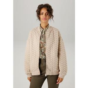 Aniston CASUAL Blouson met gewatteerde, golvende stiksels