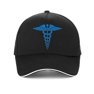 91440118MAC4M03W3Q EMT Star of Life Nursing Ambulance Print Baseball Cap Unisex Vrouwen Caduceus hoed Medicijn Symbool Verpleegkundige Dokter Medische Bonnet Adjustable