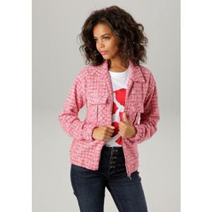 Aniston CASUAL Blouson van gemêleerd bouclé-jacquardkwaliteit