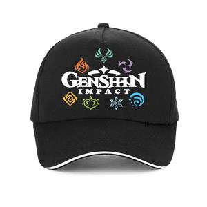 91440118MAC534JW32 Genshin Impact hoed Kawaii Hu Tao Grafische Unisex hoeden Xiao Kaedehara Kazuha Baseball Cap Harajuku Vrouwen 90s Vrouwelijke caps Adjustable