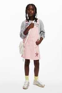 desigual Pinafore jurk met sterren - RED