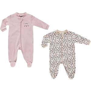JACKY 1-delige pyjama 2-pack MULTIPACK roze