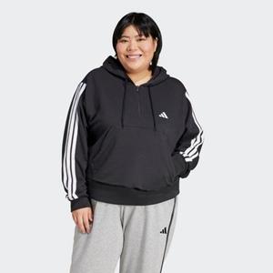 ADIDAS SPORTSWEAR Zip-up hoodie Essentials 3-Stripes (Grote maten)