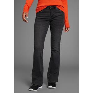 KangaROOS 5-pocket jeans uitlopende pijp, used-wassing, normale taillehoogte