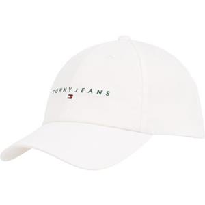 TOMMY JEANS Baseball pet TJM LINEAR LOGO CAP Klem sluiting, logo borduursel, Tommy Jeans tekst UNISEX