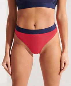 Superdry Vrouwen Sport Bikinibroekje Rood