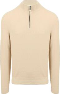 Suitable Structure Half Zip Trui Sand