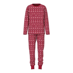 name it 2-delige pyjama Nmnvismas Nar Rood