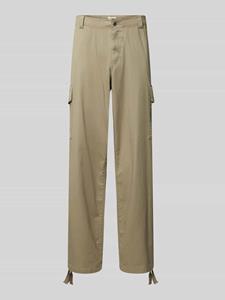 Calvin Klein Jeans Regular fit cargobroek met elastische band