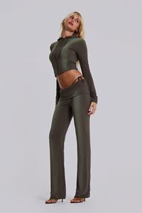 Jaded London Tacha Fold Over Ombré Trousers