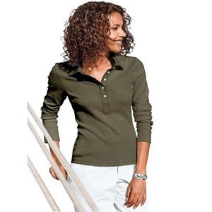 Your Look... for less! Poloshirt met lange mouwen