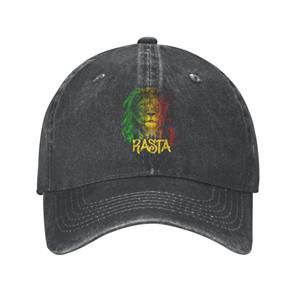 91510107MAC34WEG02 Mode Unisex Katoen Jamaica Vlag Rasta Baseball Cap Volwassen Jamaicaanse Trots Verstelbare Papa Hoed voor unisex Wounisex Hip Hop Adult Baseball Cap