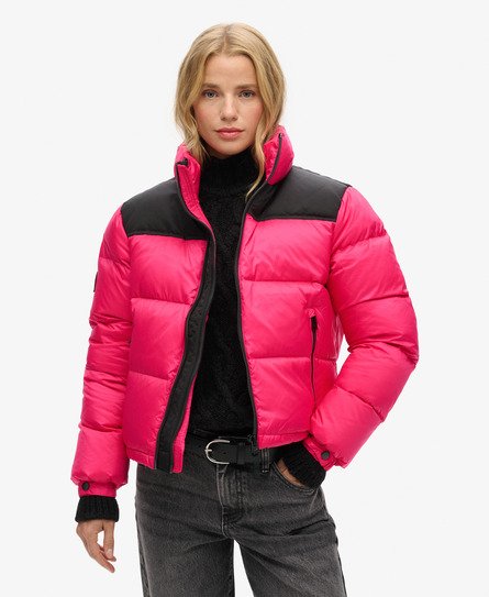 Superdry Vrouwen Sportstyle Code Pufferjas Roze