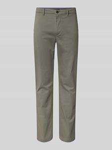 Tommy Hilfiger Straight leg chino met structuurmotief, model 'DENTON'