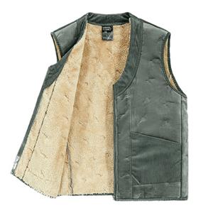 Lucky ioom Clothes Vest Heren Lam Kasjmier Vest Heren Pluche Warm Vest Katoenen hemdje voor vrijetijdskleding XXXXXL