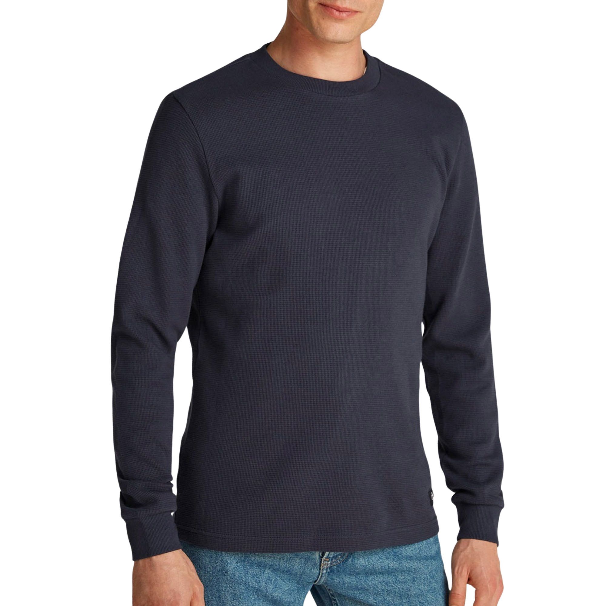 Calvin Klein Woven Label Waffle Longsleevehirt Heren