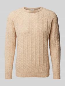 Lindbergh Gebreide pullover met ribboorden