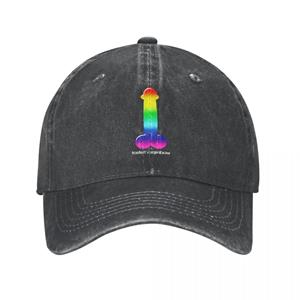 91440118MAC534JW32 Gay Rainbow Penis Dick Merchandise Unisex Dames Baseball Caps Verontruste Gewassen Caps Mode Outdoor Zomer Verstelbare Snapback Hoed One Size